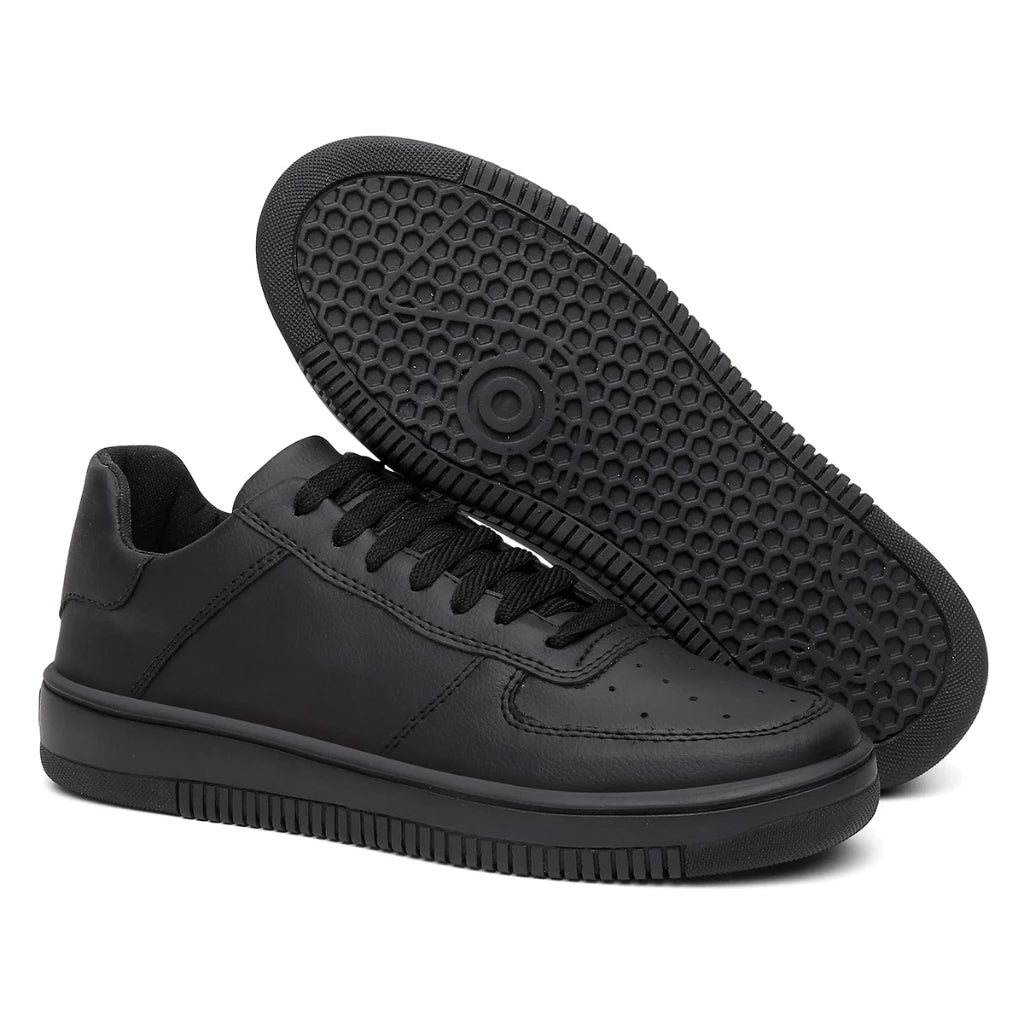 Tênis Minimalista Force Air - Preto - Elegância Lifestyle - For Men